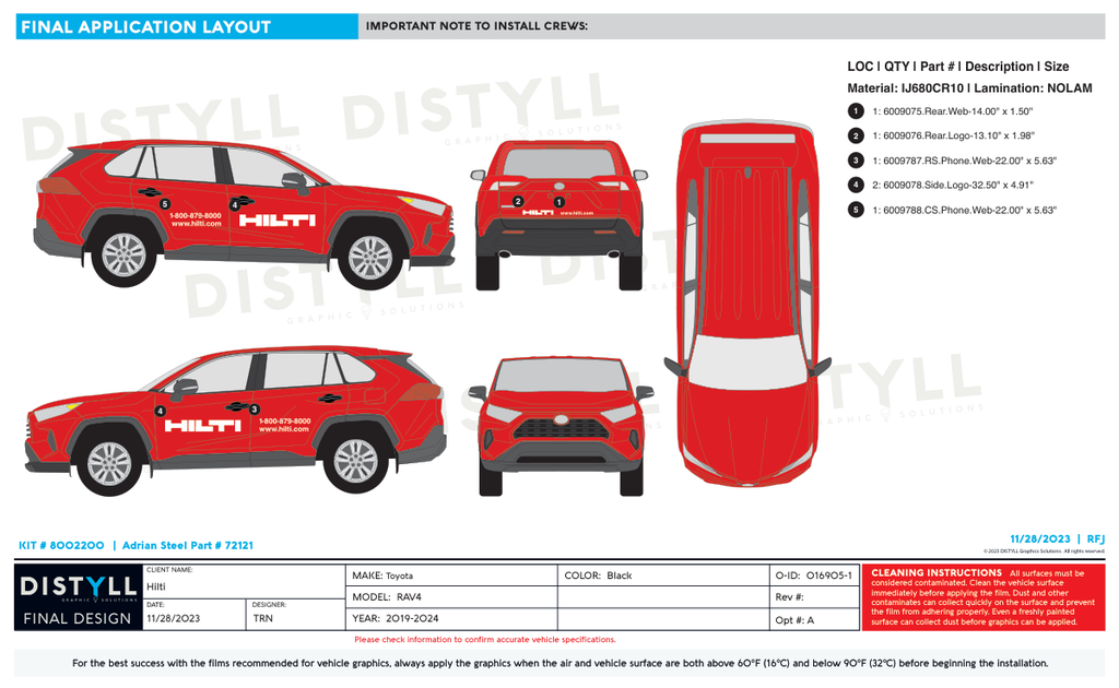 Hilti, Toyota, Rav4, 2019-2024
