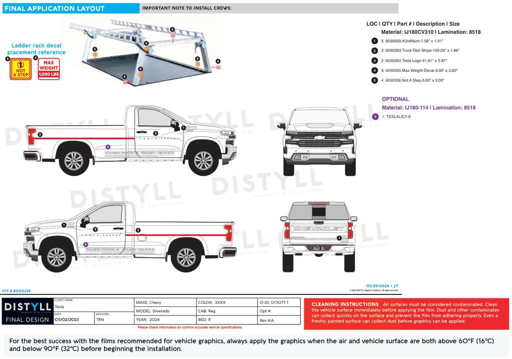 Tesla, Chevy, Silverado, Regular Cab, 8ft Box