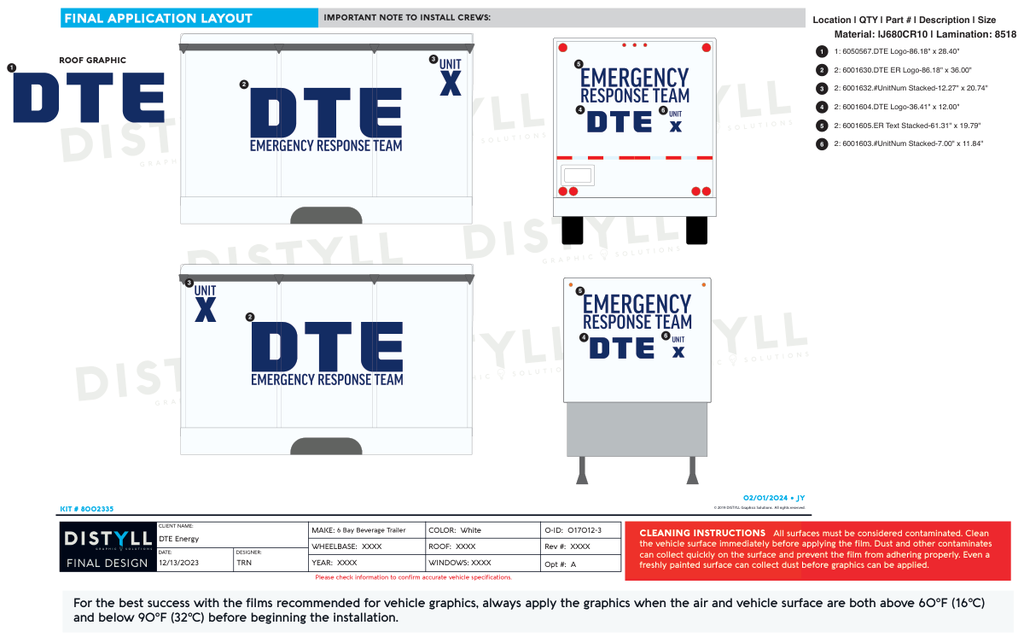 DTE 6 Bay Beverage Trailer
