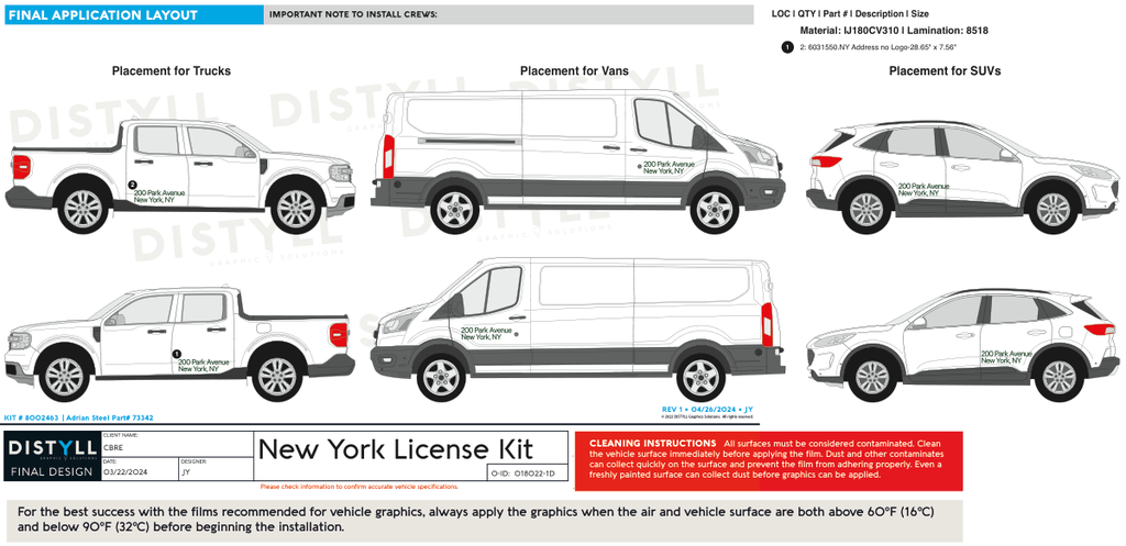 CBRE, New York License Kit