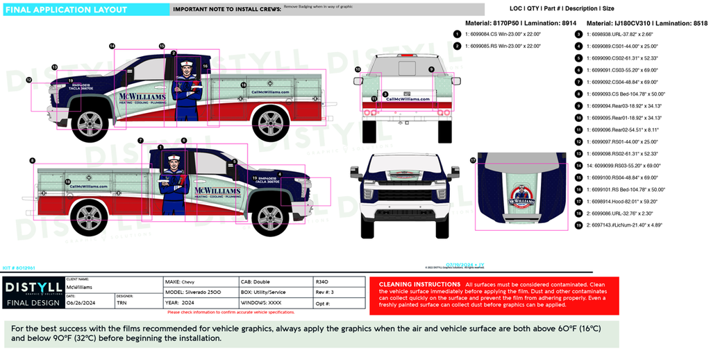 McWilliams, Chevy Silverado 2500, Utility Body, Dbl Cab, 2024