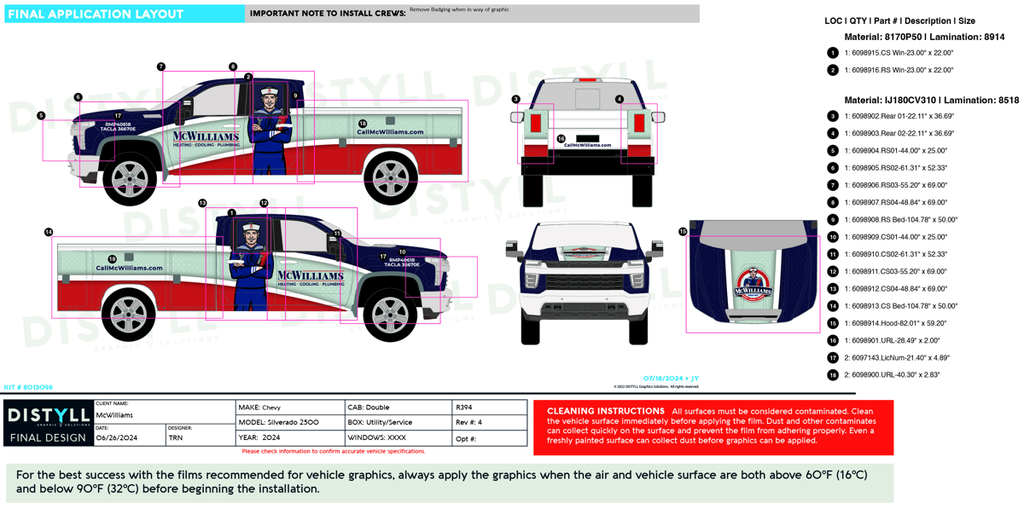 McWilliams, Chevy, Silverado 2500, Utility Body, Double Cab, 2024