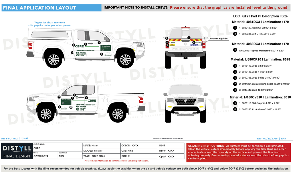CBRE, 2024, Nissan, Frontier, King Cab, 6ft5in Bed
