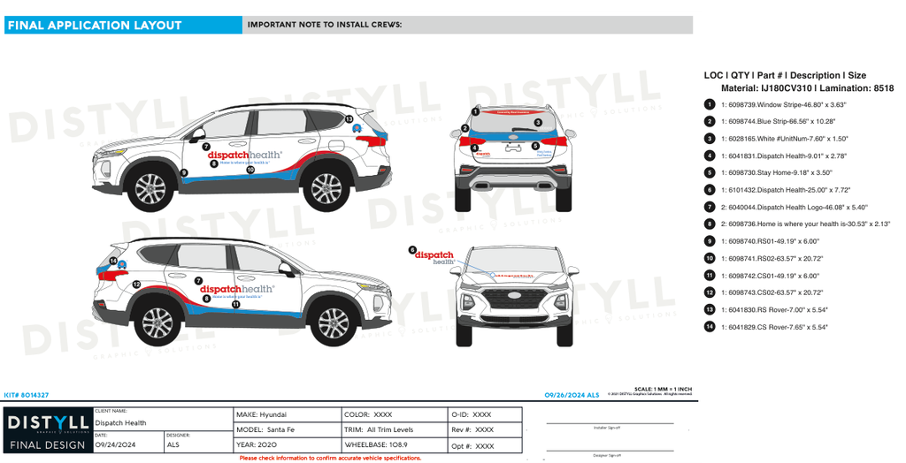 Dispatch, Hyundai, Santa Fe, 2020