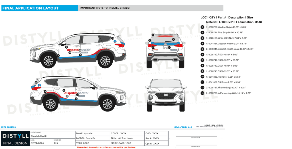 Dispatch, Hyundai, Santa Fe, 2020-Partner