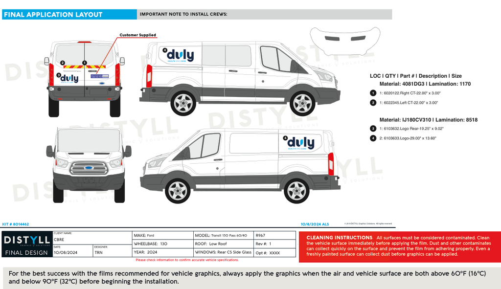 CBRE, Duly, Ford, Transit, Cargo 130, T-150, Low Roof, Passenger, 60_40, Side_Rear Fixed Glass