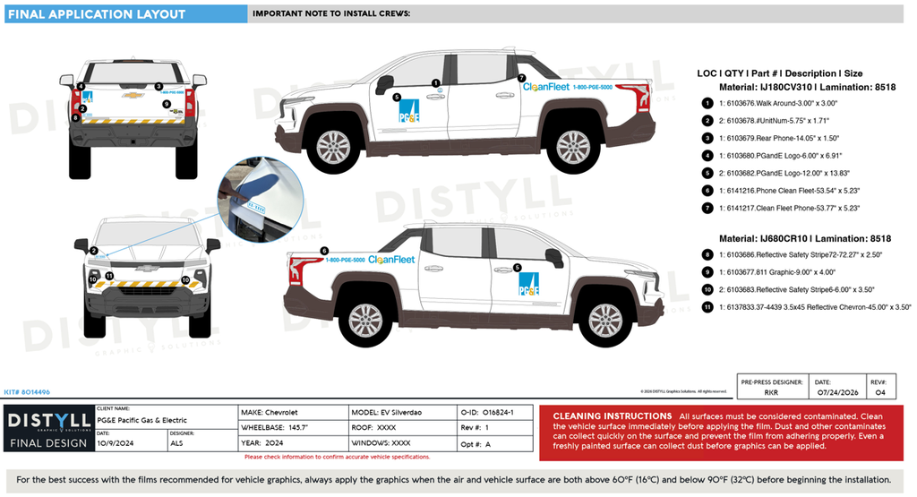 PG&E, Chevy, Silverado, EV, CrewCab, 5ft75in Bed, 2024