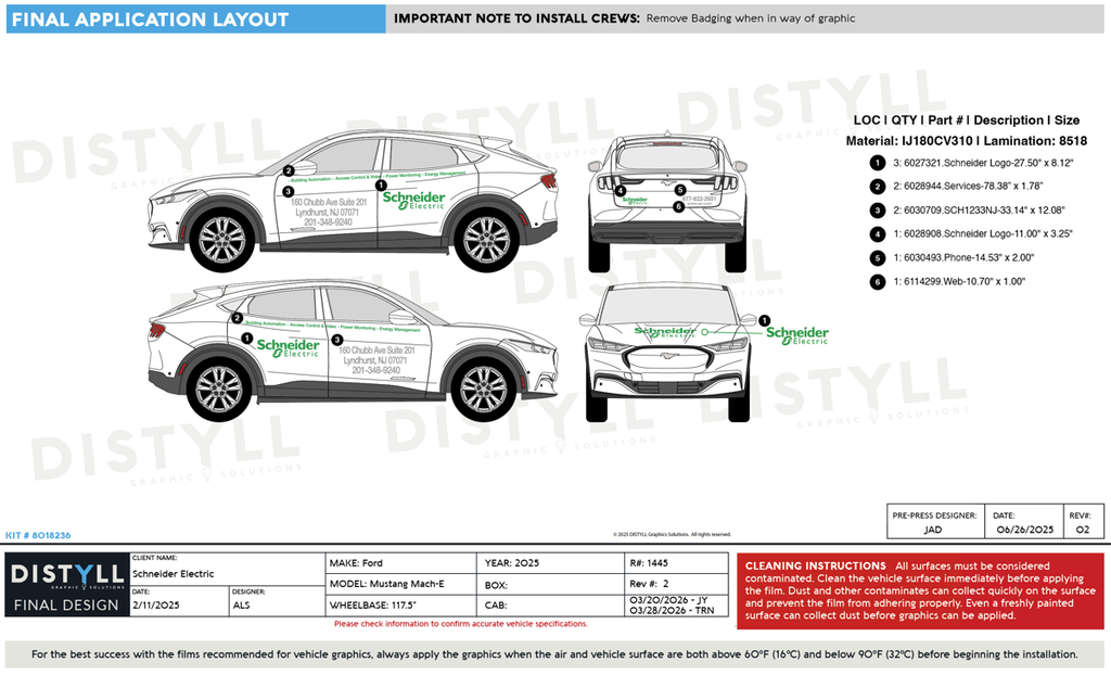 Schneider Electric, New Jersey, Ford, Mustang Mach E, 117WB, 2024