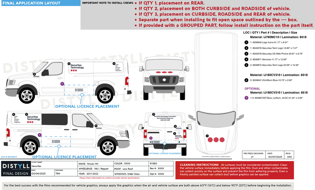 Securitas, NissanNV, RWB, PassSlide_Barn, LowRoof, RearGlass