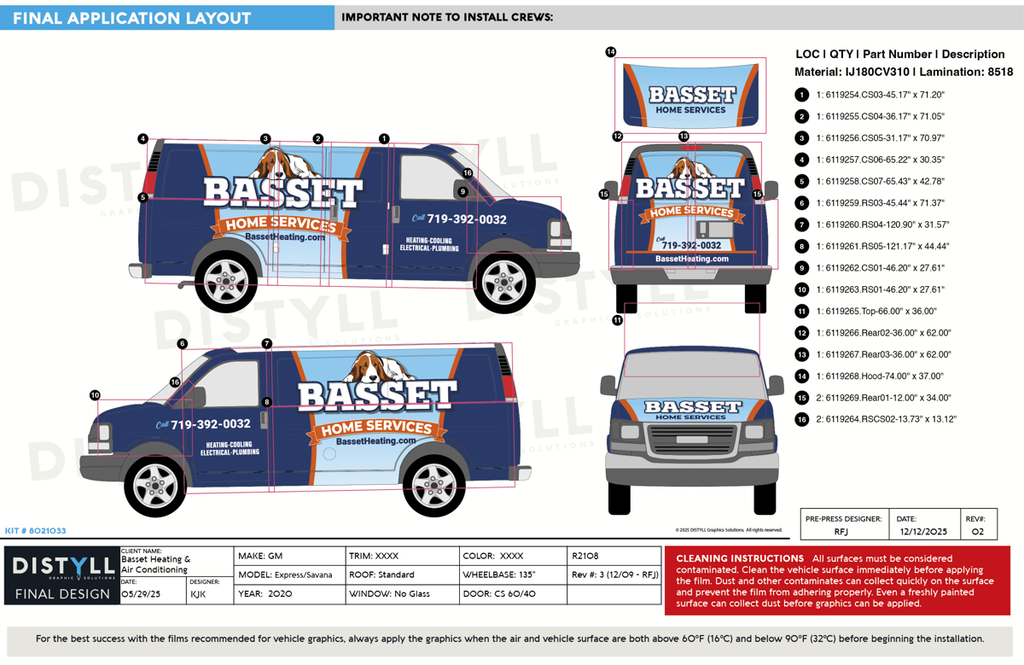 Basset, GM, Express Savana, 135WB, RightSwing, NoGlass_R2108