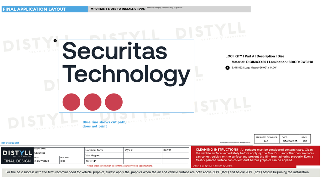 Securitas, Van Magnet, Universal Parts_R2093