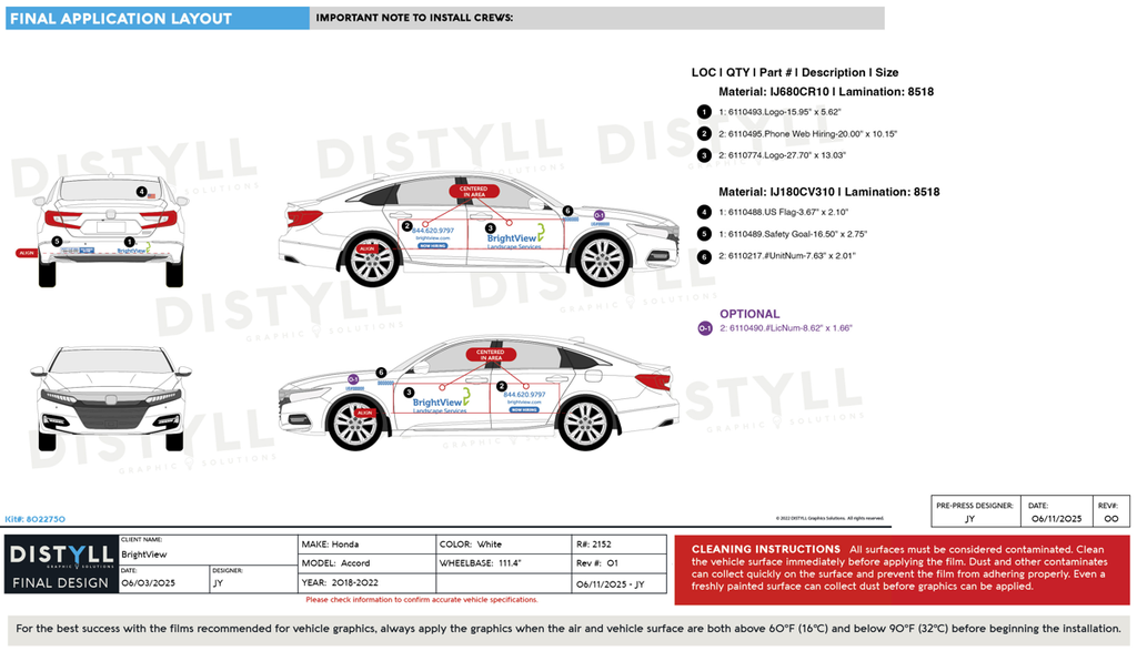 BrightView, Honda, Accord, 2022