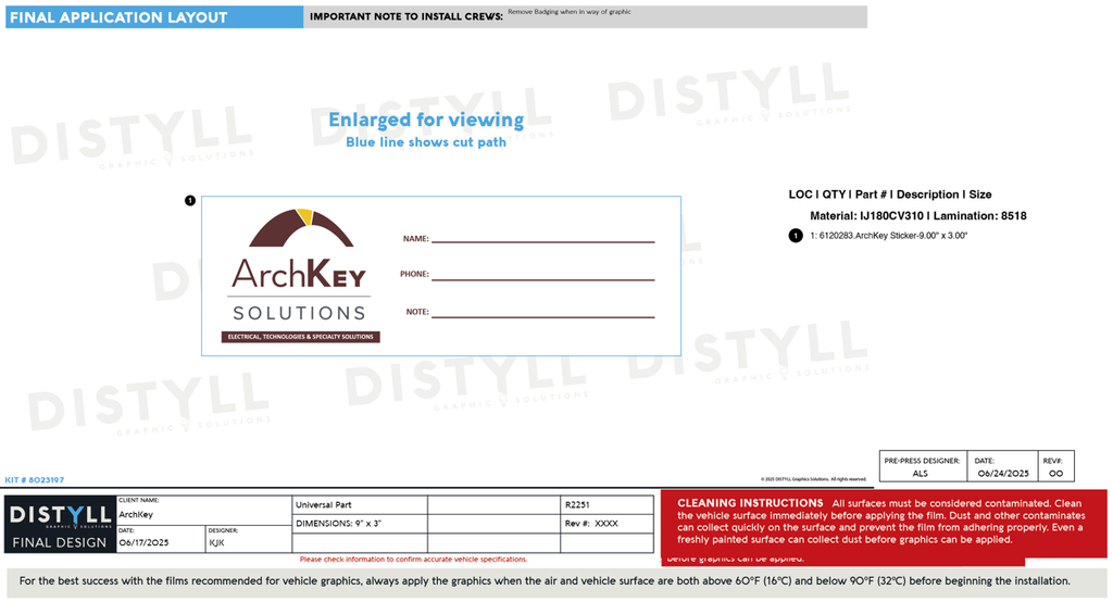 Archkey, Universal Parts_R2251