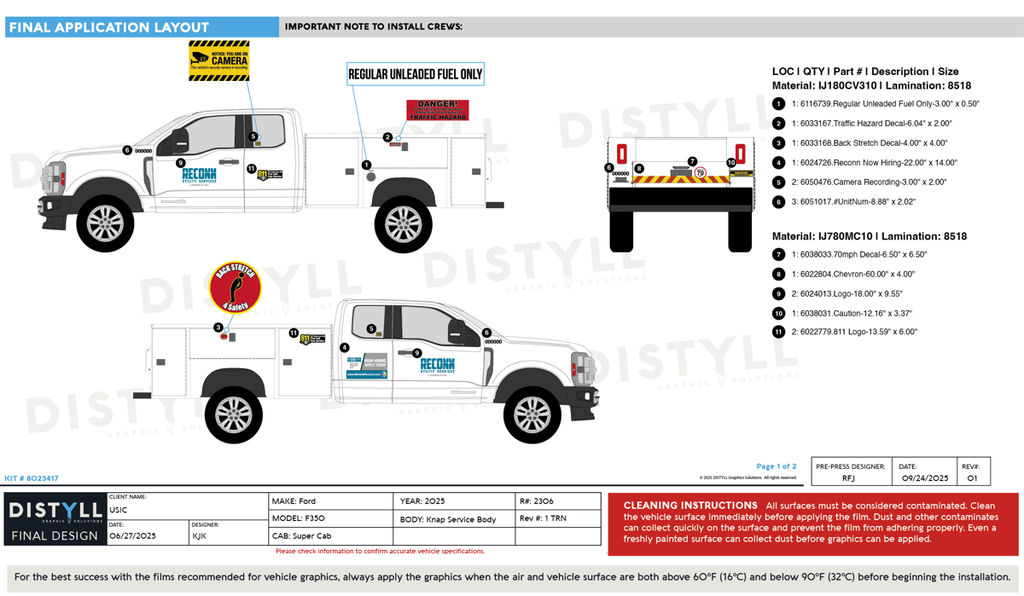 USIC, Ford, F350, SuperCab, Knap Service Body, 2025_R2306