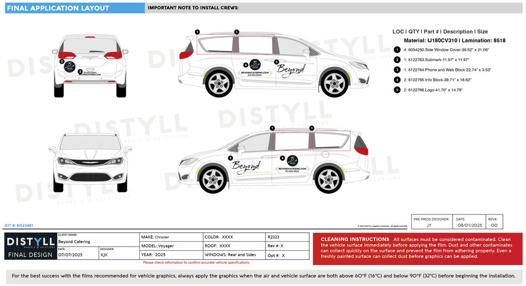 Beyond Catering, Chrysler, Voyager, 2025_R2323