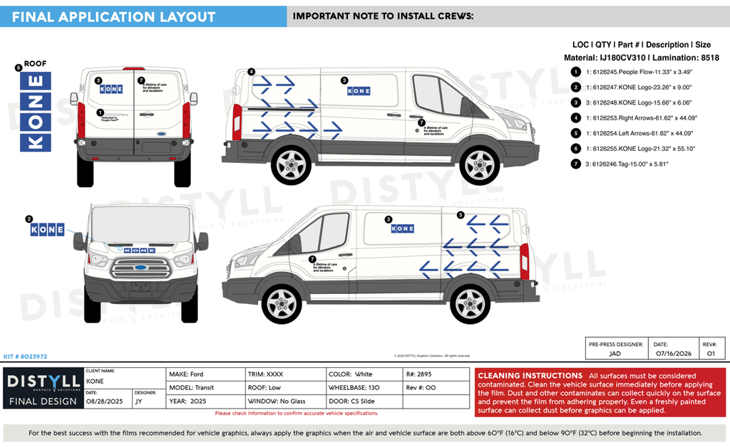 KONE, Ford, Transit, 130WB, LR, CS Slider, NG, 2026_R2895