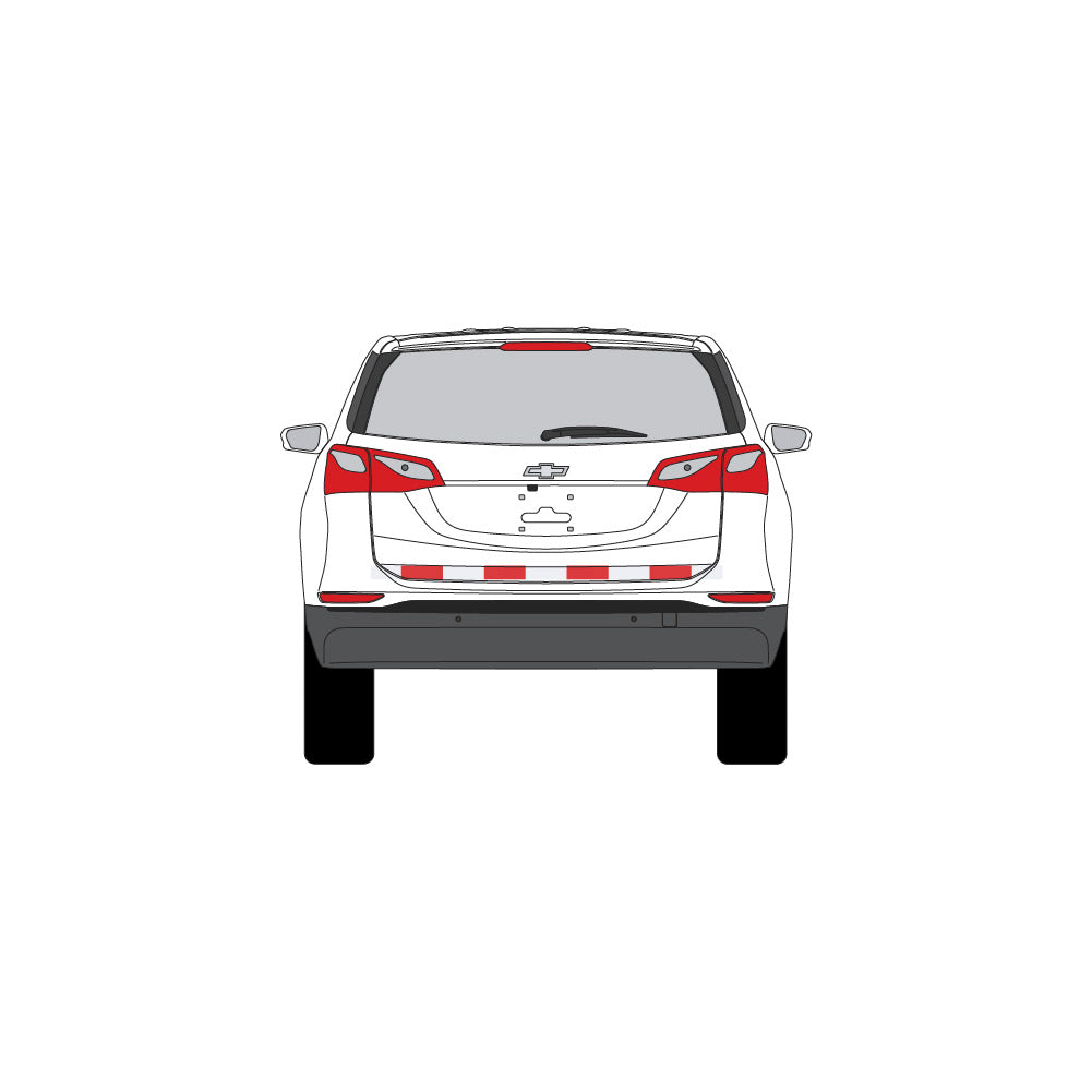 2 inch Red-White Conspicuity Tape 2x66