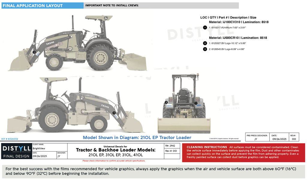 BrightView, John Deere, Tractor_Backhoe Loader_R2942