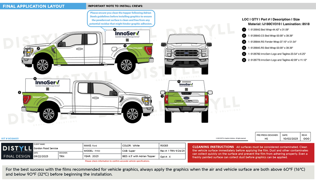 Gordon Food Service, Ford, F150, Supercab, 6ft5in, 145_4WB, 2025, Adrian Topper_R3085