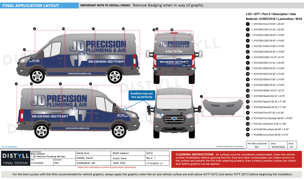 Blue Cardinal, JDPPS, Ford, Transit, 148, MR, NG, CS Slide, 2025