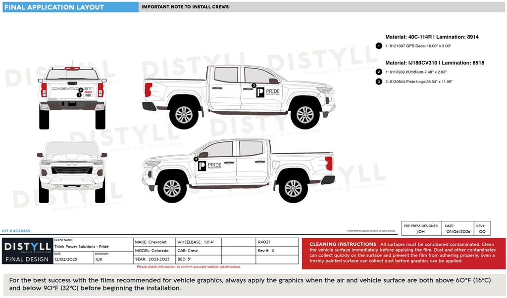 Think Power Solutions, Pride, Ford, Ranger, SuperCrew, 5ft Bed, 128WB, 2025