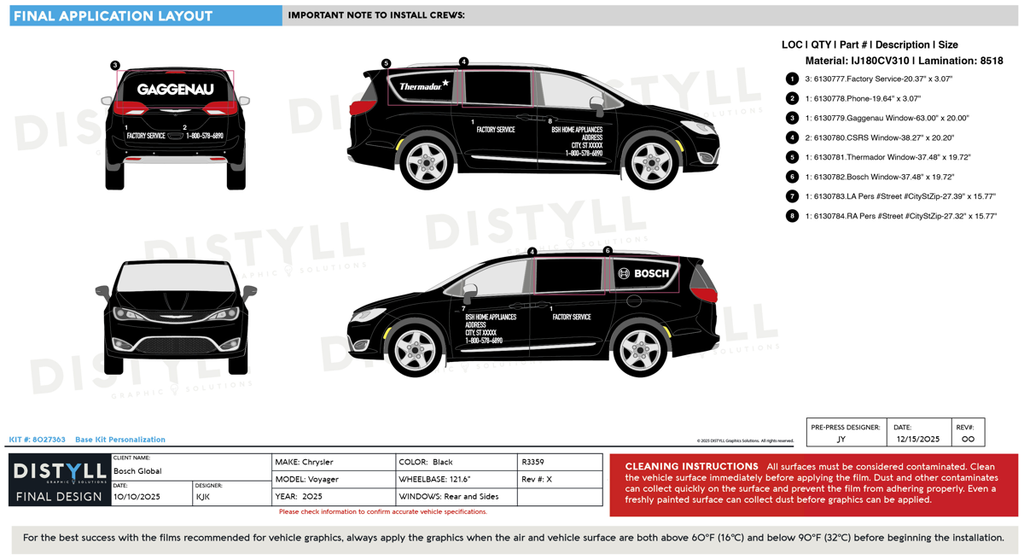 Bosch Global, Chrysler, Voyager, 2025