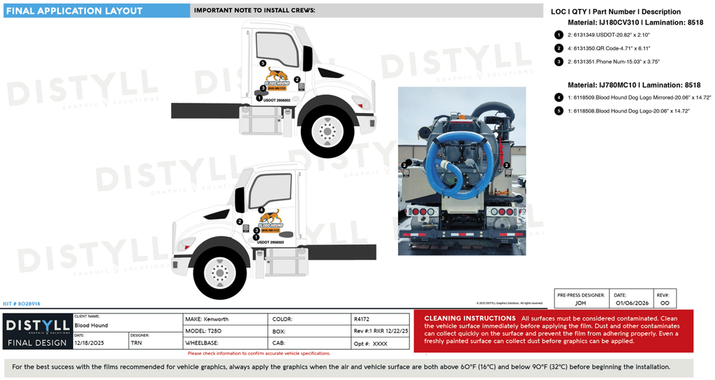 Blood Hound, Kenworth, T280, 2026 Vac Truck