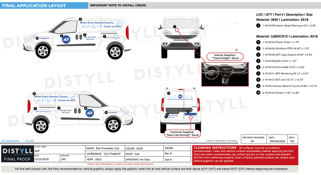 ADT, Current Design, Ram, Promaster City, TradeSLT, DualSlide, Barn, NoGlass, 2022