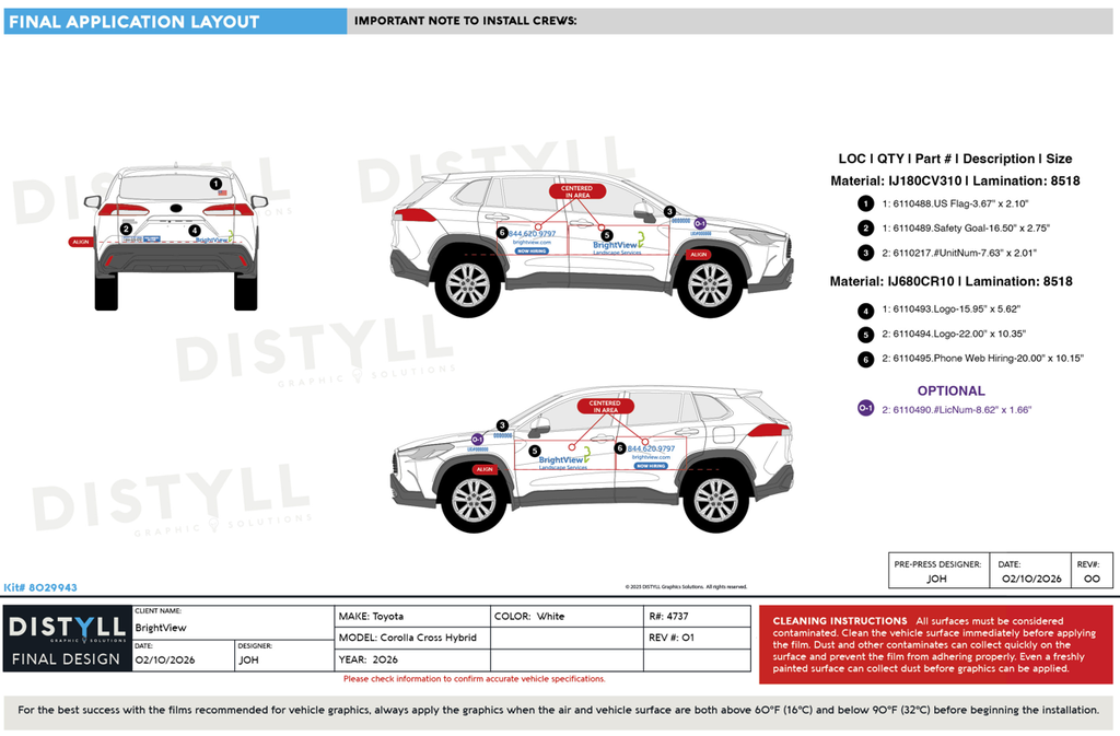 BrightView, Toyota, Corolla Cross Hybrid, 2025