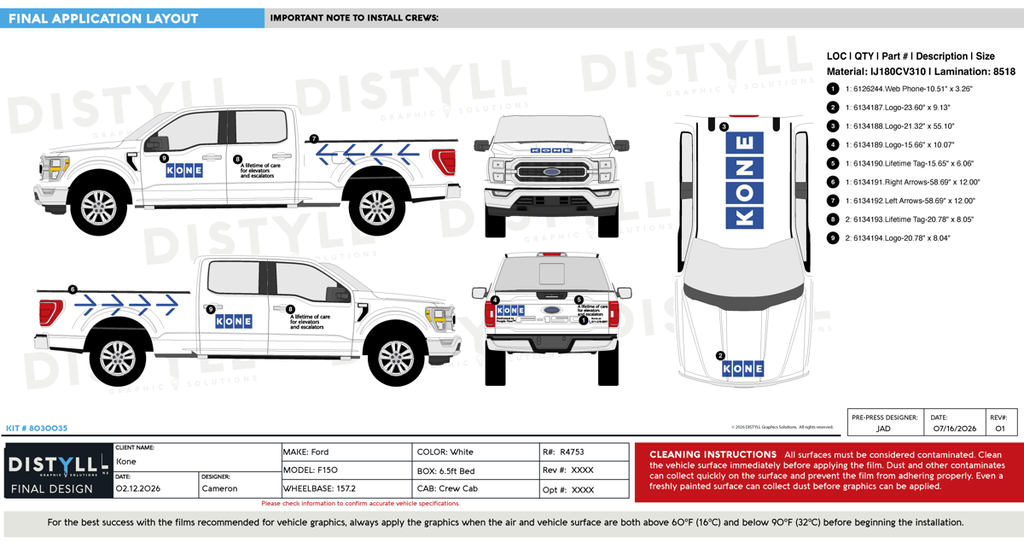 KONE Elevators and Escalators, Ford, F150, Super Crew Cab, 6_5 Bed, 2026