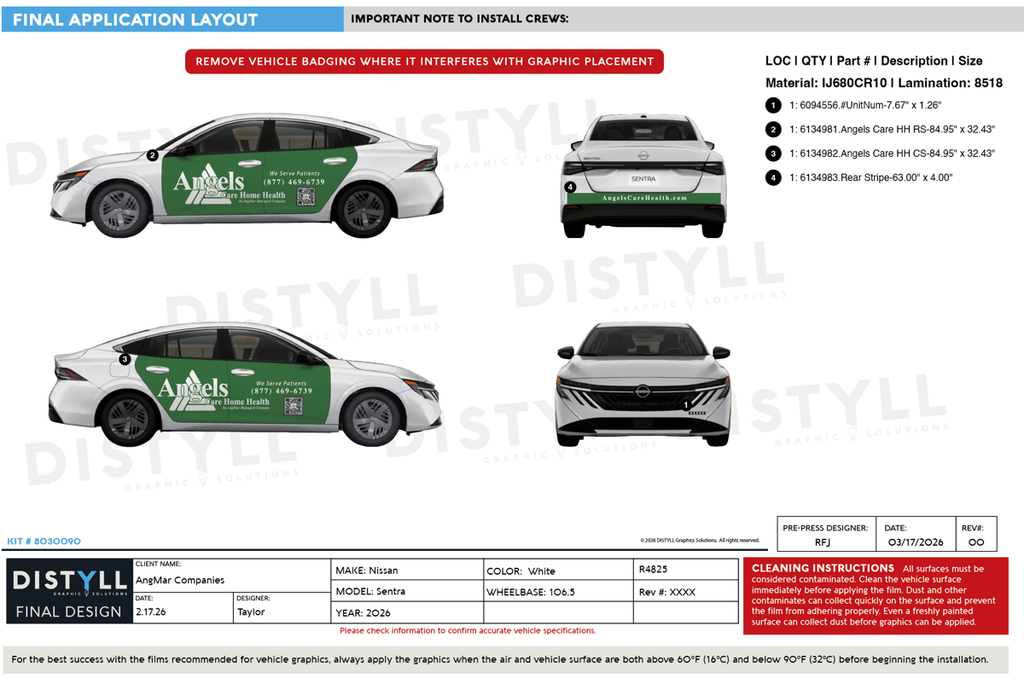 Angmar Companies, Nissan, Sentra, 106_WB, 2026