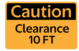 Clearance Caution 10FT-3_75 x 2_50