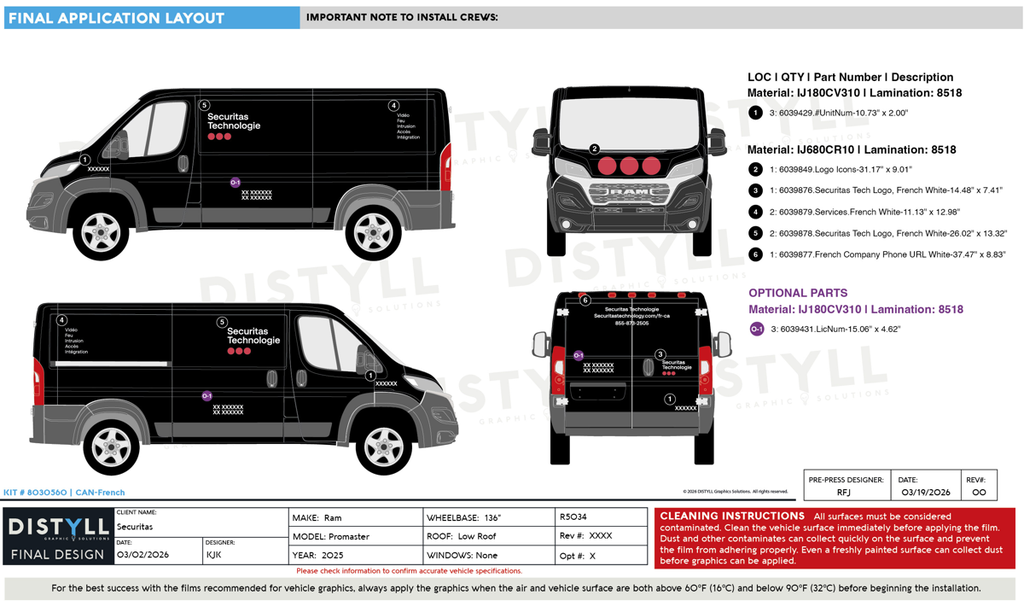 Securitas, RAM, Promaster, LR, 136WB, CS Slider, NG, 2026