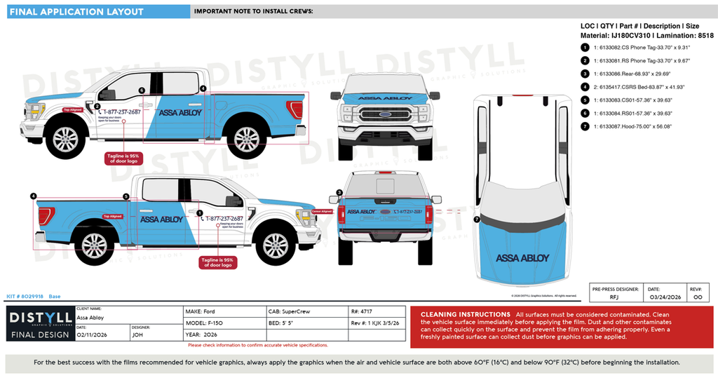 ASSA Abloy Entrance Systems, Ford, F150, SuperCrew, 5ft5in Bed, 2026