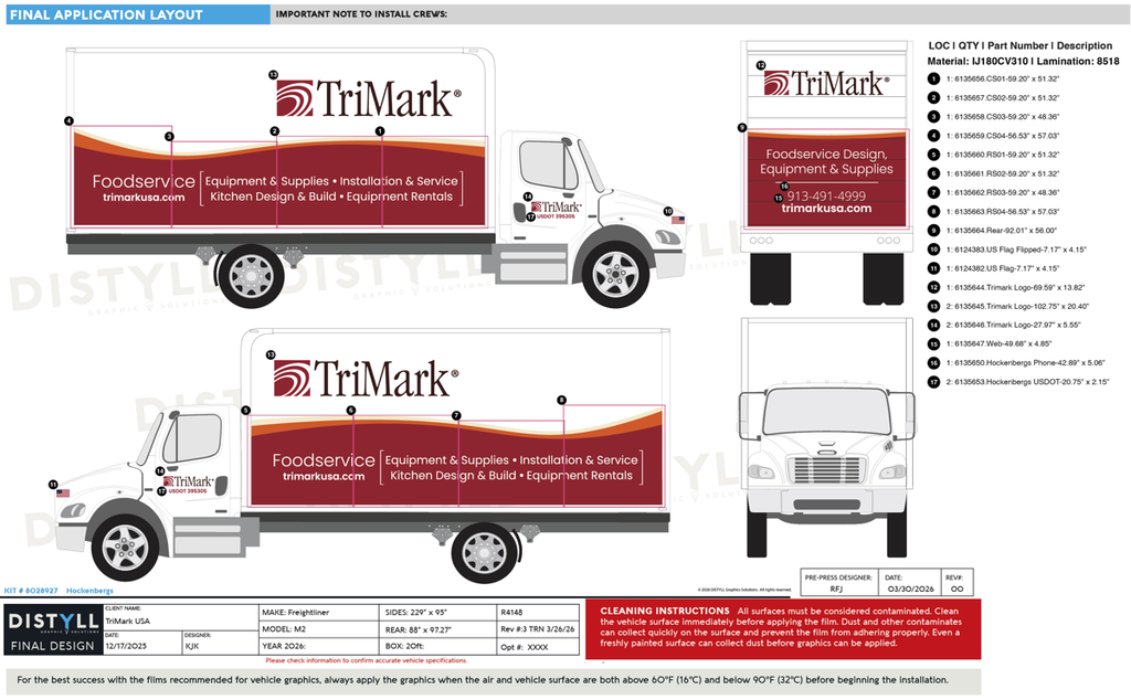 TriMark, Freightliner, M2, Single Cab, 20ft Box, 2026_R4184