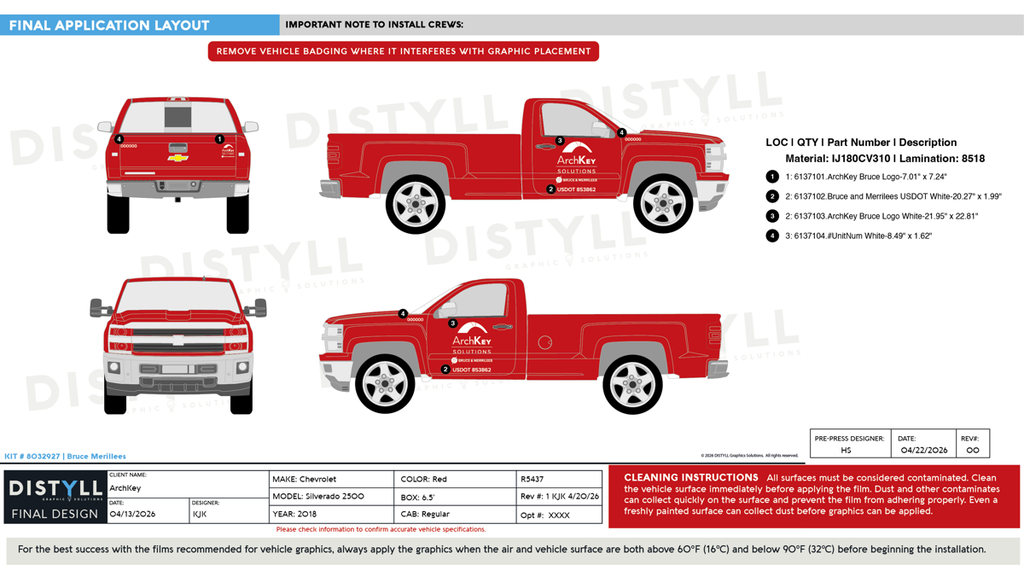 ArchKey, Bruce Merillees, Chevrolet, Silverado 2500, WT, LT, Regular Cab, 6_5ft Bed, 144_2WB, 2018