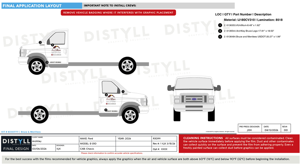 ArchKey, Ford, E-350, Cutaway, Chassis Cab, 2026
