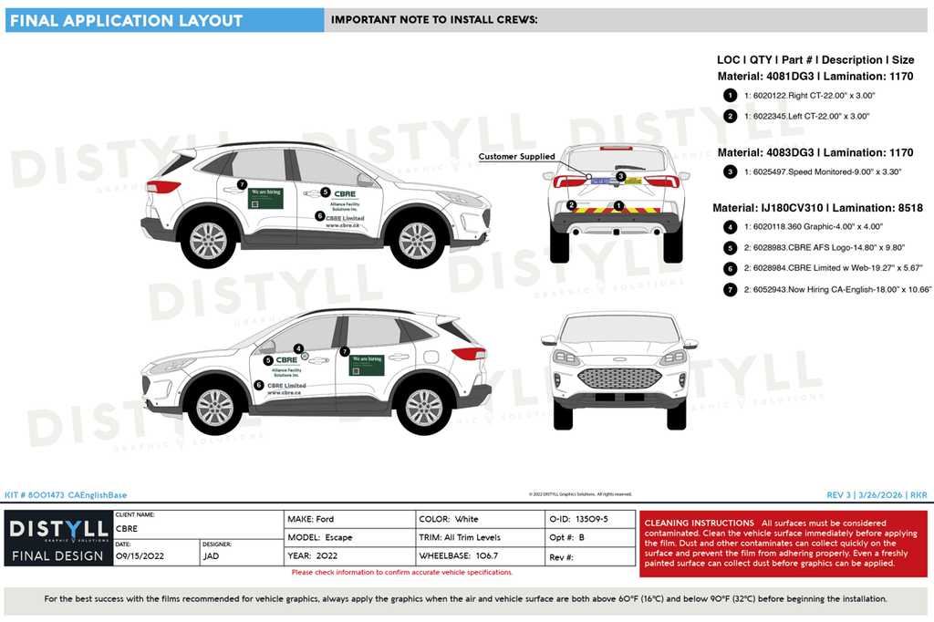 CBRE, Alliance Facility Solutions, Ford,  Escape, British Columbia