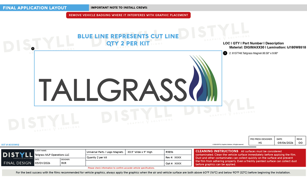 Tallgrass MLP Operations, Logo Magnets