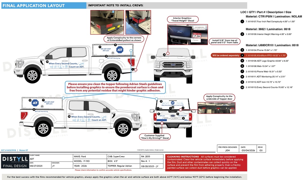 ADT, Ford F150, ICE Engine, SuperCrew, 6ft5in Bed, 2026_R2855