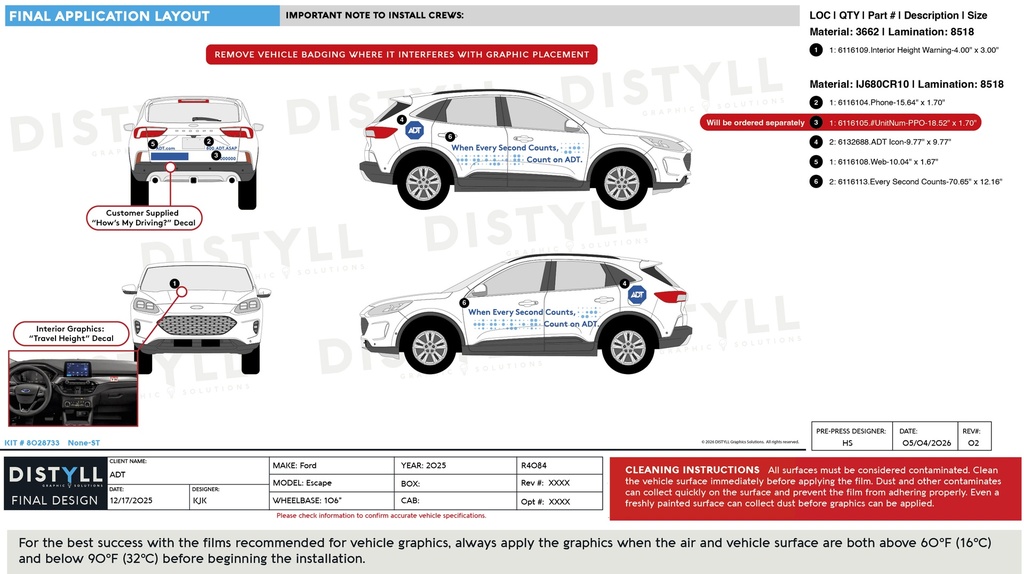 ADT, Ford, Escape, 106WB, 2026