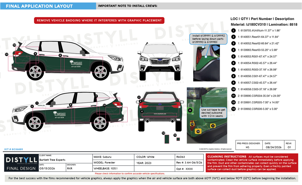 Bartlett Tree Experts, Subaru, Forester, 105_1WB, 2023