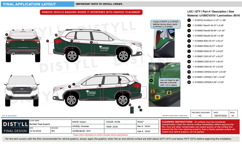 Bartlett Tree Experts, Subaru, Forester, 105_1WB, 2026