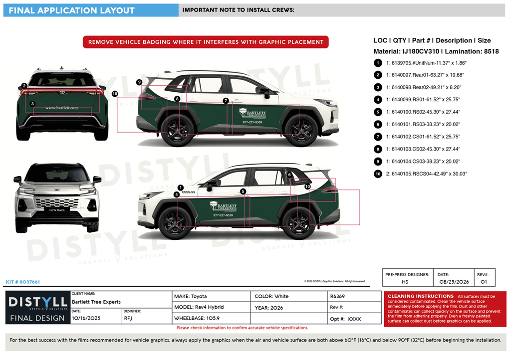 Bartlett Tree Experts, Toyota, RAV4 Hyrbid, 105WB, 2026-2027