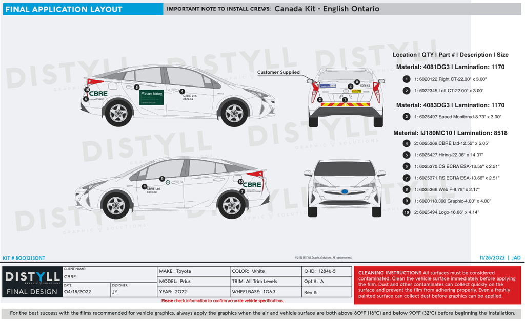 CBRE, English Ontario Canada, Toyota Prius, 106_7 WB, 2022