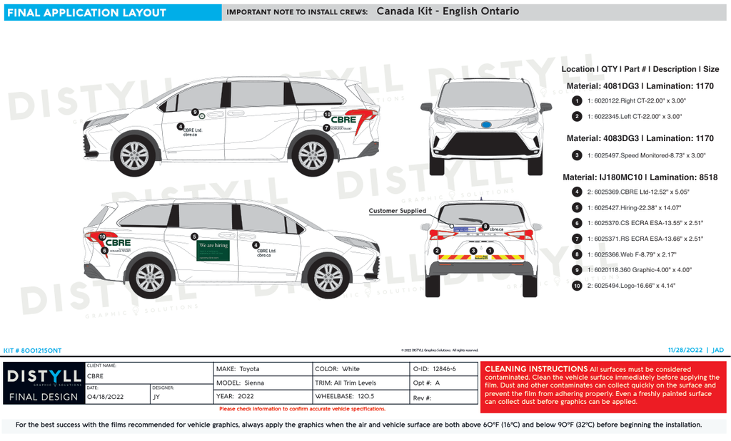 CBRE, English Ontario Canada, Toyota Sienna, 120_5WB, 2022