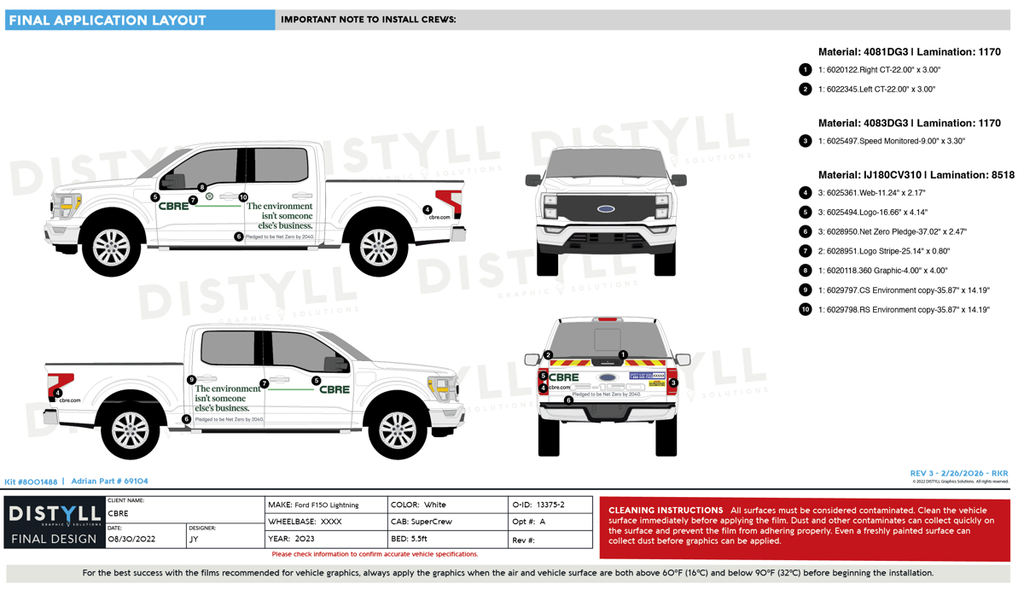 CBRE, Ford F150 Lightning, Crew Cab, 5_5ft Bed, 2023-