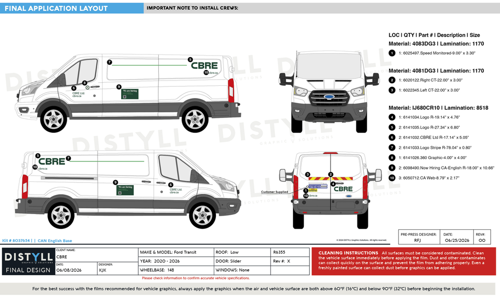 CBRE, CAN, Ford, Transit, 148WB, LR, CS Slider, NG, 2020-2026