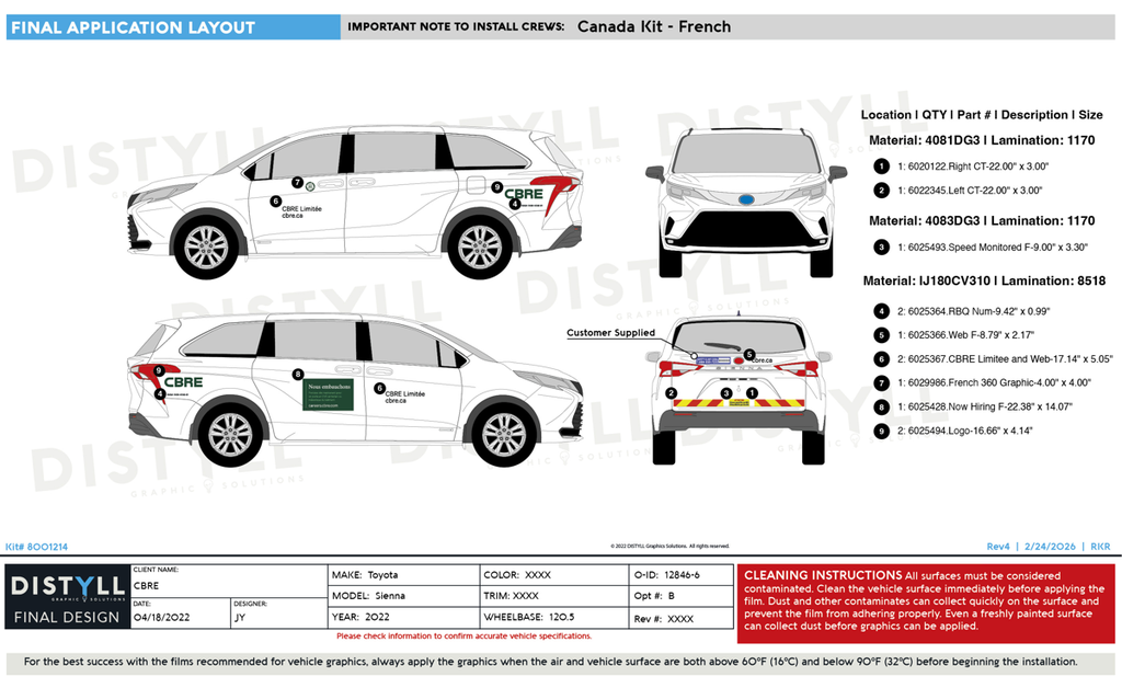 CBRE, French Canada, Toyota Sienna, 120_5WB, 2022