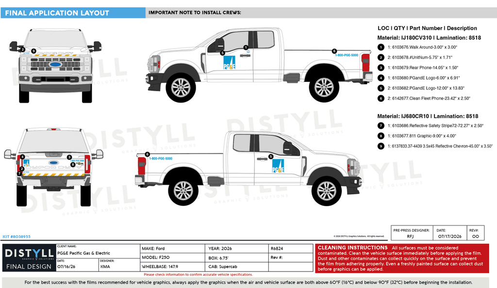 PG&E, Ford, F-250, All Trim, Supercab, 6_75 Bed, 147_9WB, 2026